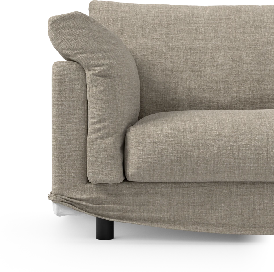 Cherrie Klädsel - Klädsel till 2,5-sits soffa, hel dyna - Beige
