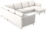 Madison Lux - Hörnsoffa med schäslong höger - Beige
