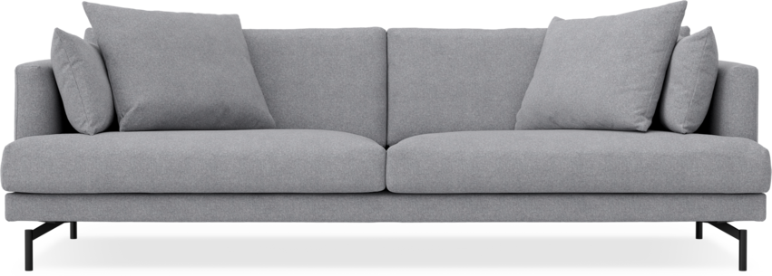 Harper - 4-sits soffa - Grå