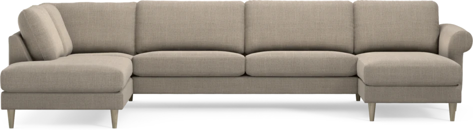 Bridge - 3-sits soffa med divan vänster och schäslong höger - Beige