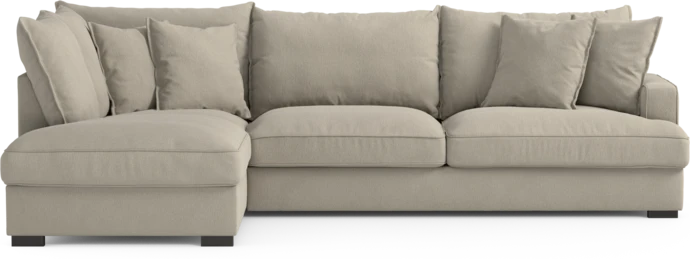 Mila, 3-sits soffa med divan vänster