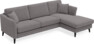 Eden - 2,5-sits soffa med schäslong - Grå