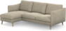 Madison Lux - 2-sits soffa med schäslong vänster - Beige