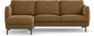 Madison Lux - 2-sits soffa med schäslong vänster - Brun