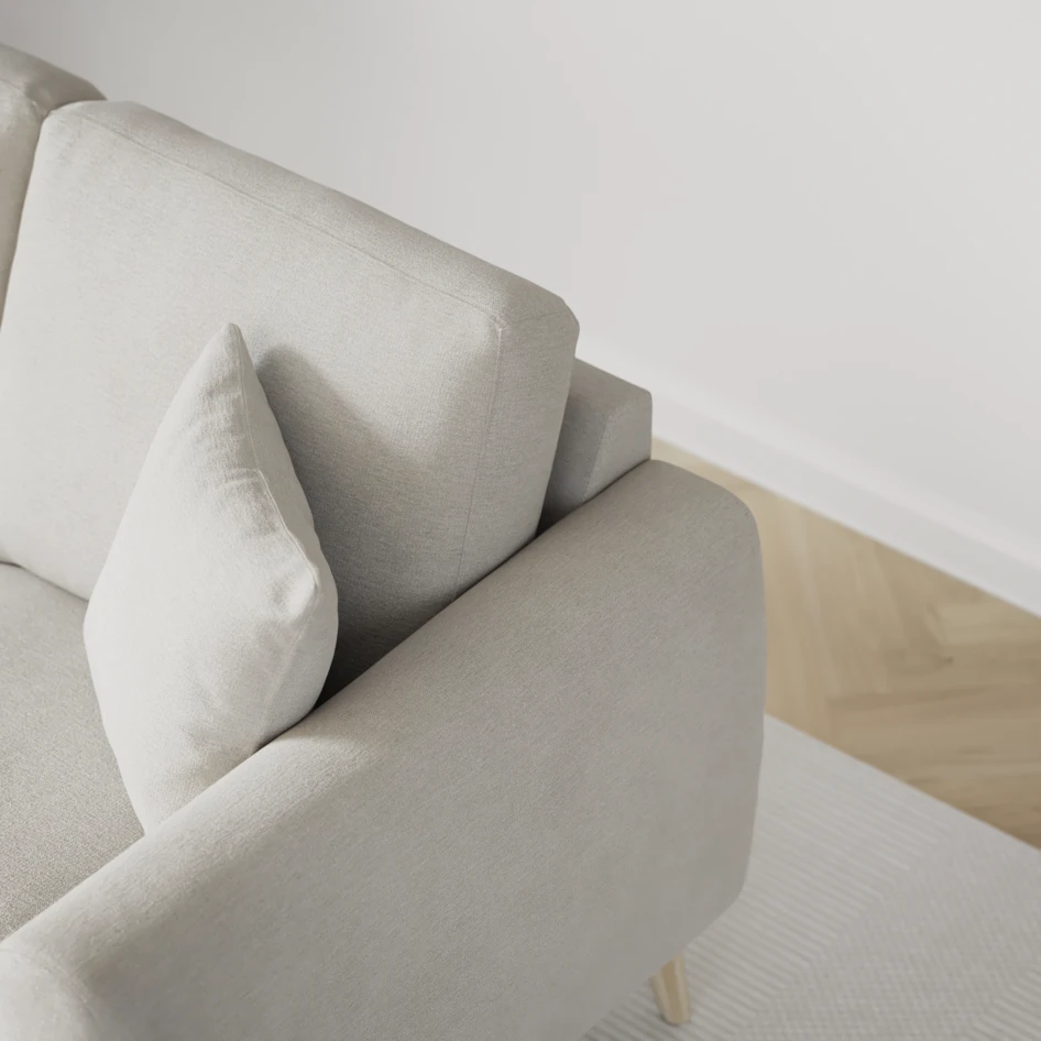 Eden - 3-sits soffa - Grå