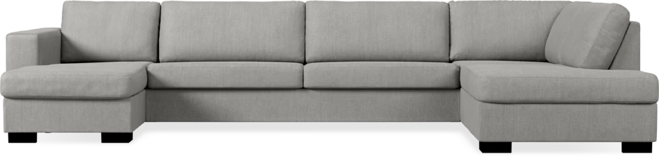 Nevada - 4-sits soffa med schäslong vänster och divan höger - Grå