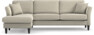 Eden - 2,5-sits soffa med schäslong - Beige