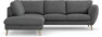 Madison - 2-sits soffa med divan vänster - Grå