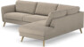 Bridge - 3-sits soffa med divan höger - Beige