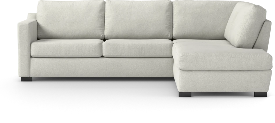 Friday - 2,5-sits soffa med divan höger - Vit