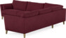 Winston - Hörnsoffa, 3+2-sits - Röd