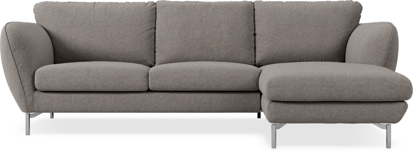 Madison Lux - 2-sits soffa med schäslong höger - Beige
