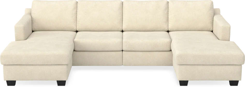 Friday - 2-sits soffa med två schäslonger - Beige