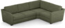 Friday - Hörnsoffa, 2,5+1,5-sits - Grön