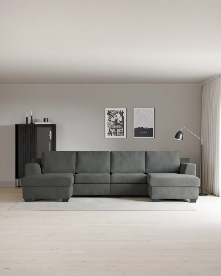 Friday - 2-sits soffa med två schäslonger - inspiration