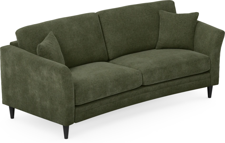 Eden - 2,5-sits soffa svängd - Grön