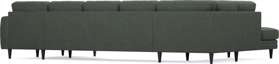 Eden - 3-sits soffa med divan vänster och schäslong höger - Grön