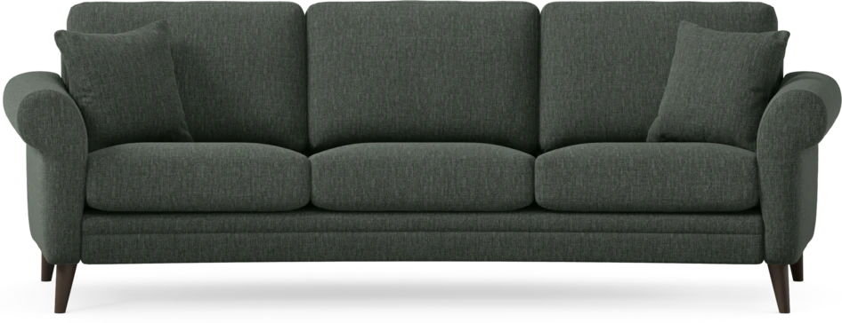 Eden - 3-sits soffa svängd - Grön