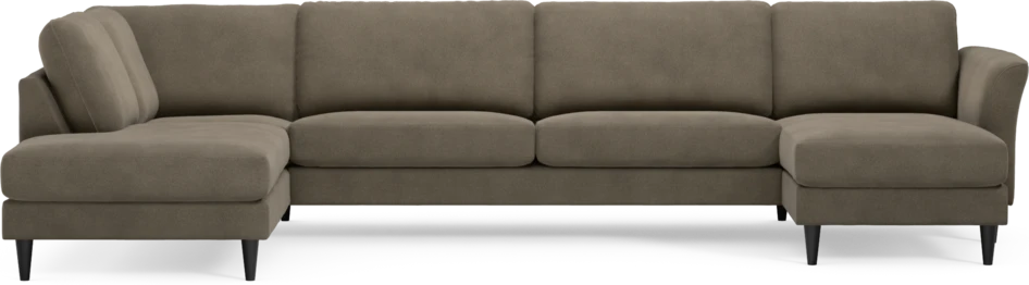 Bridge - 3-sits soffa med divan vänster och schäslong höger - Beige