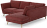 Madison Lux - 2-sits soffa med divan höger - Rosa
