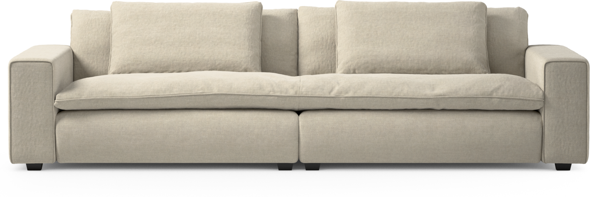 Bellora 4-sits soffa, hel dyna | Mio