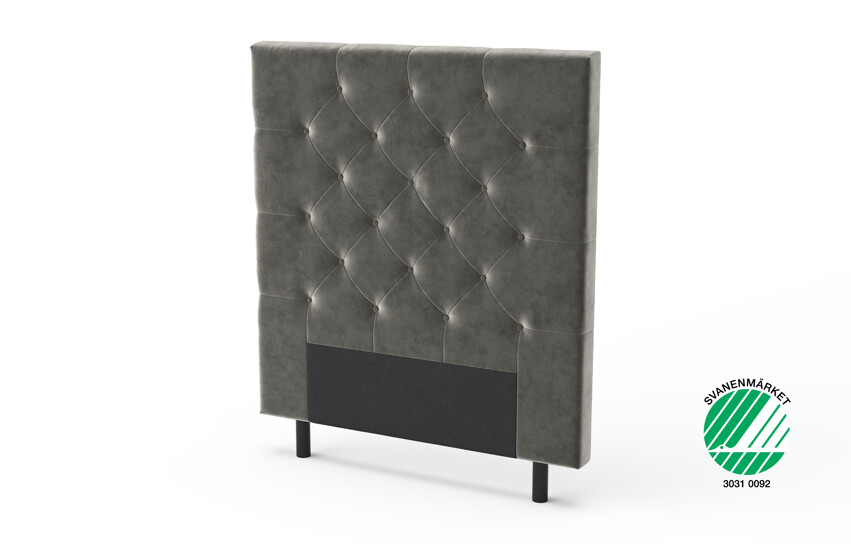 Sense - Sänggavel, B 90-140 cm - Grå