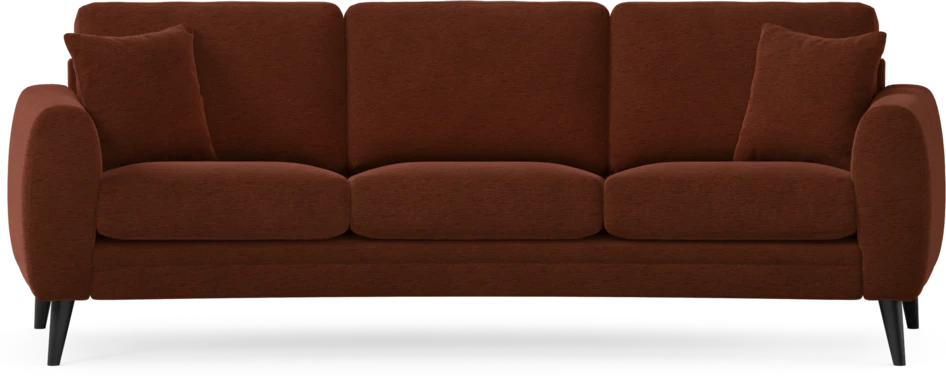 Eden - 3-sits soffa svängd - Orange