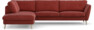 Madison - 3-sits soffa med divan vänster - Rosa