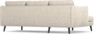 Madison Lux - 2-sits soffa med schäslong vänster - Beige