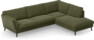 Madison Lux - 3-sits soffa med divan höger - Grön