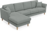 Eden - 3-sits soffa med schäslong - Grå