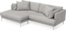 Harper - 4-sits med schäslong XL vänster - Vit
