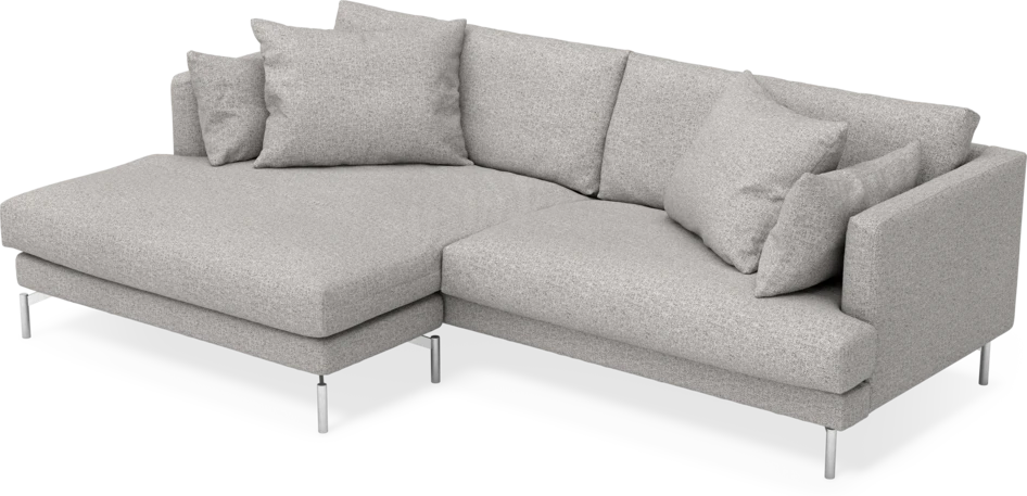 Harper - 4-sits med schäslong XL vänster - Vit