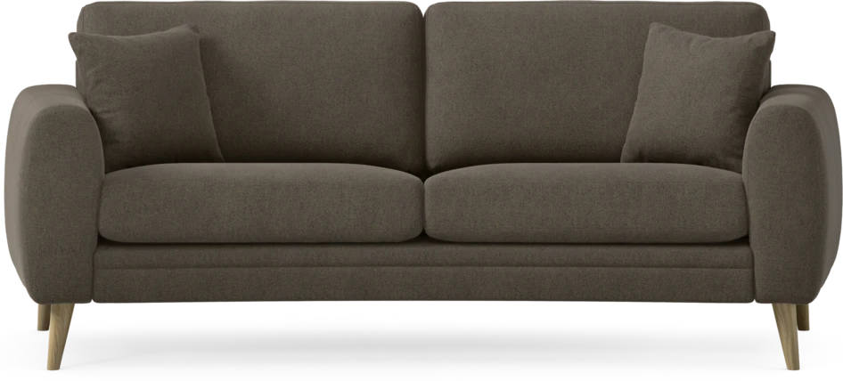 Eden - 2,5-sits soffa svängd - Brun