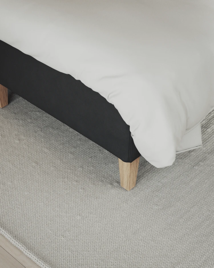Delux Exclusive - Kontinentalsäng, enkelsäng 120 cm med bäddmadrass och sängben - inspiration