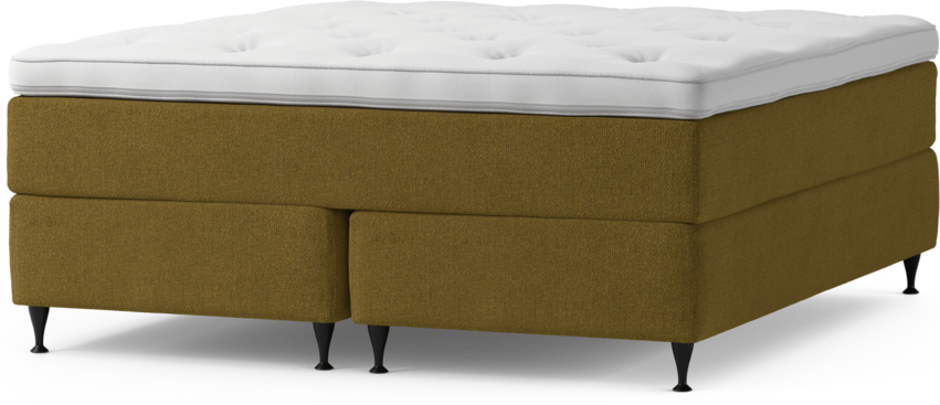 Delux Dream - Kontinentalsäng, dubbelsäng med bäddmadrass och sängben