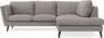 Madison - 2-sits soffa med divan höger - Grå