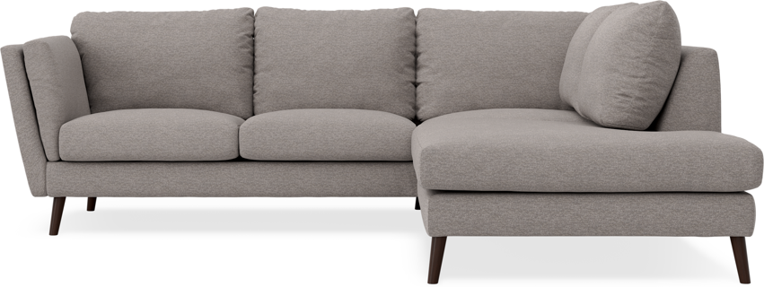 Madison - 2-sits soffa med divan höger - Grå
