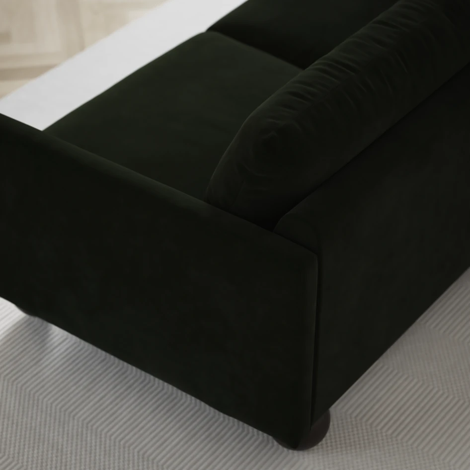Madison Lux - Hörnsoffa 2+3-sits, hörn 2 - Grön