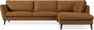 Madison Lux - 3-sits soffa med divan höger - Brun