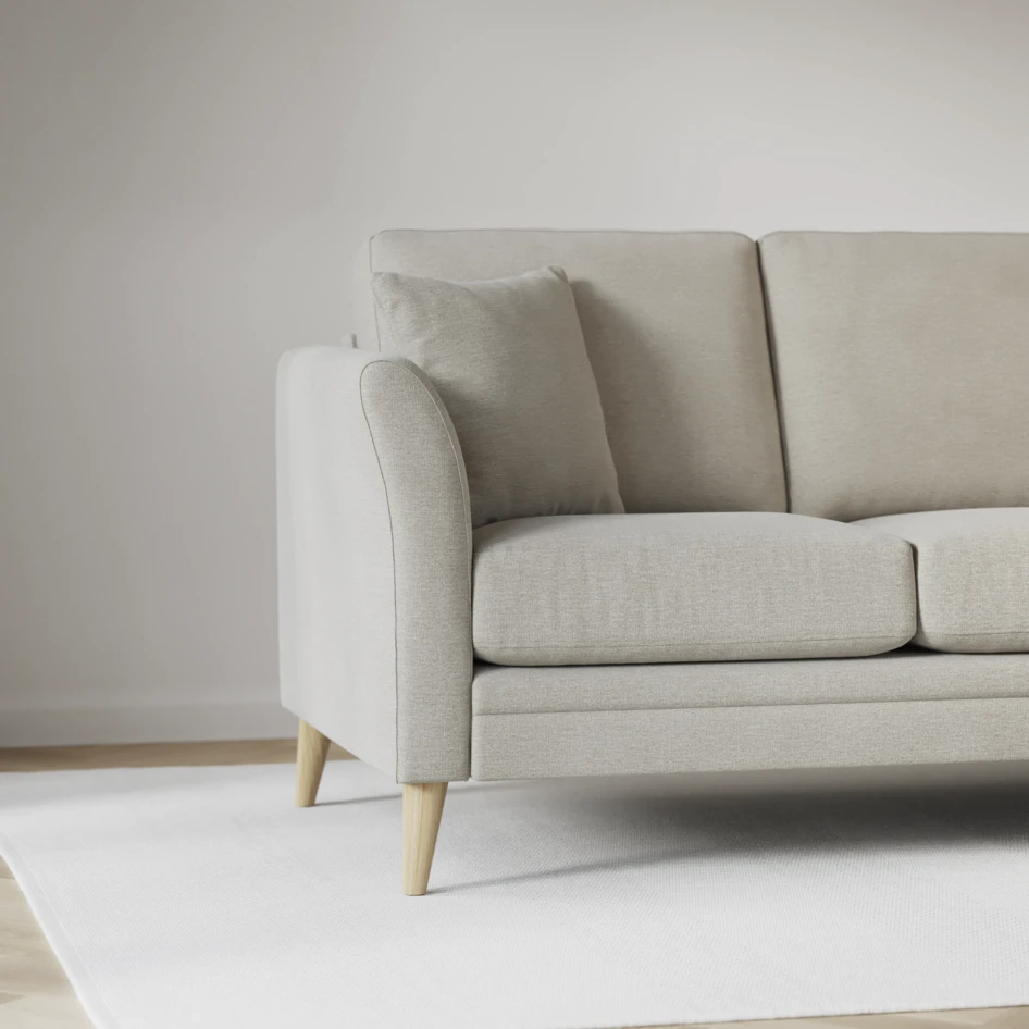Eden - 3-sits soffa - Brun