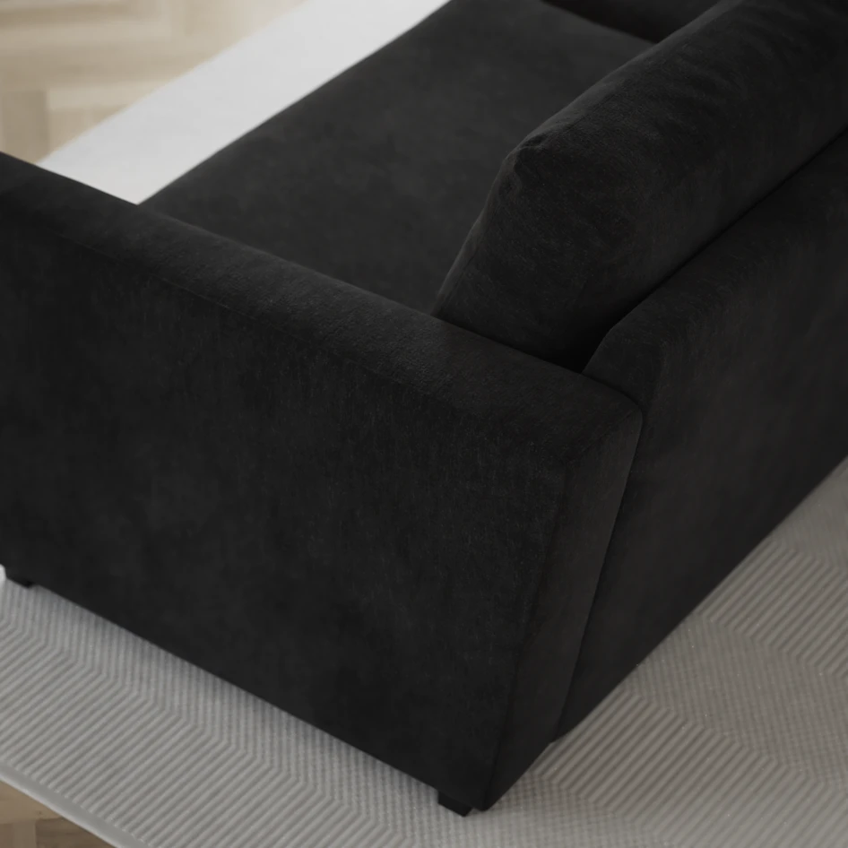 Friday - 3-sits soffa med schäslong vänster och divan höger - Blå
