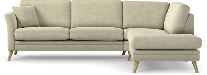 Eden - 2,5-sits soffa med divan - Beige