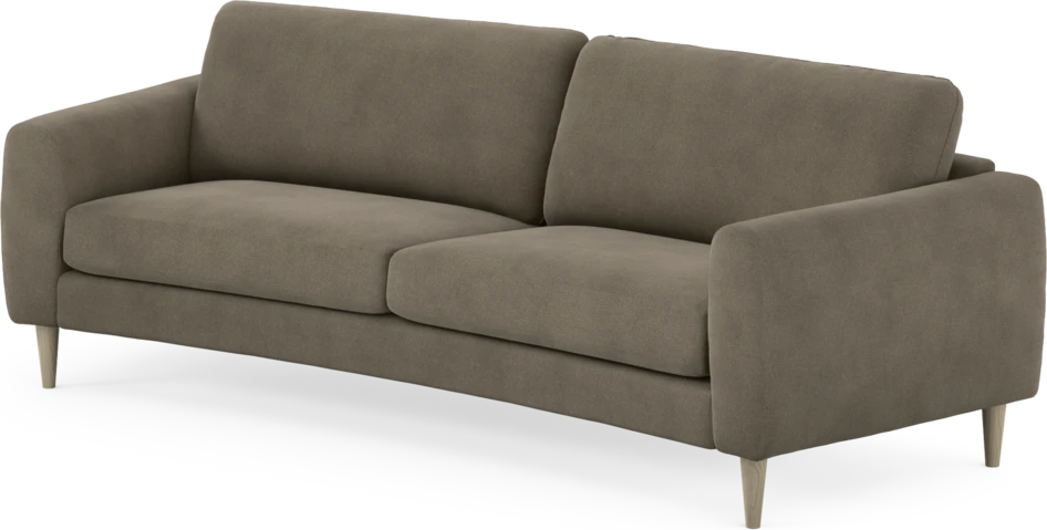 Bridge - 3-sits soffa svängd - Beige