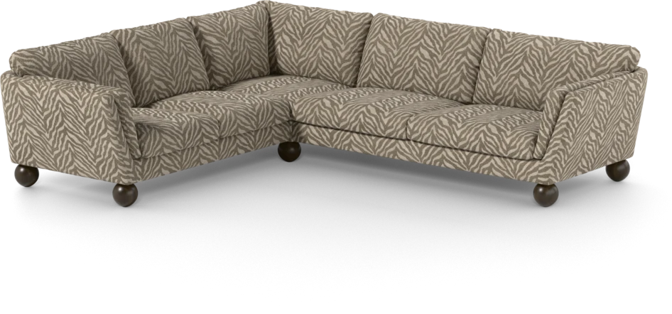 Madison Lux - Hörnsoffa 2+3-sits, hörn 1 - Brun
