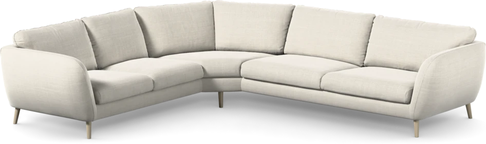 Madison Lux - Hörnsoffa 2+3-sits, hörn 2 - Vit