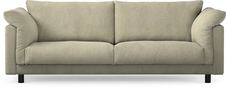 Cherrie - 3-sits soffa, fast klädsel - Beige