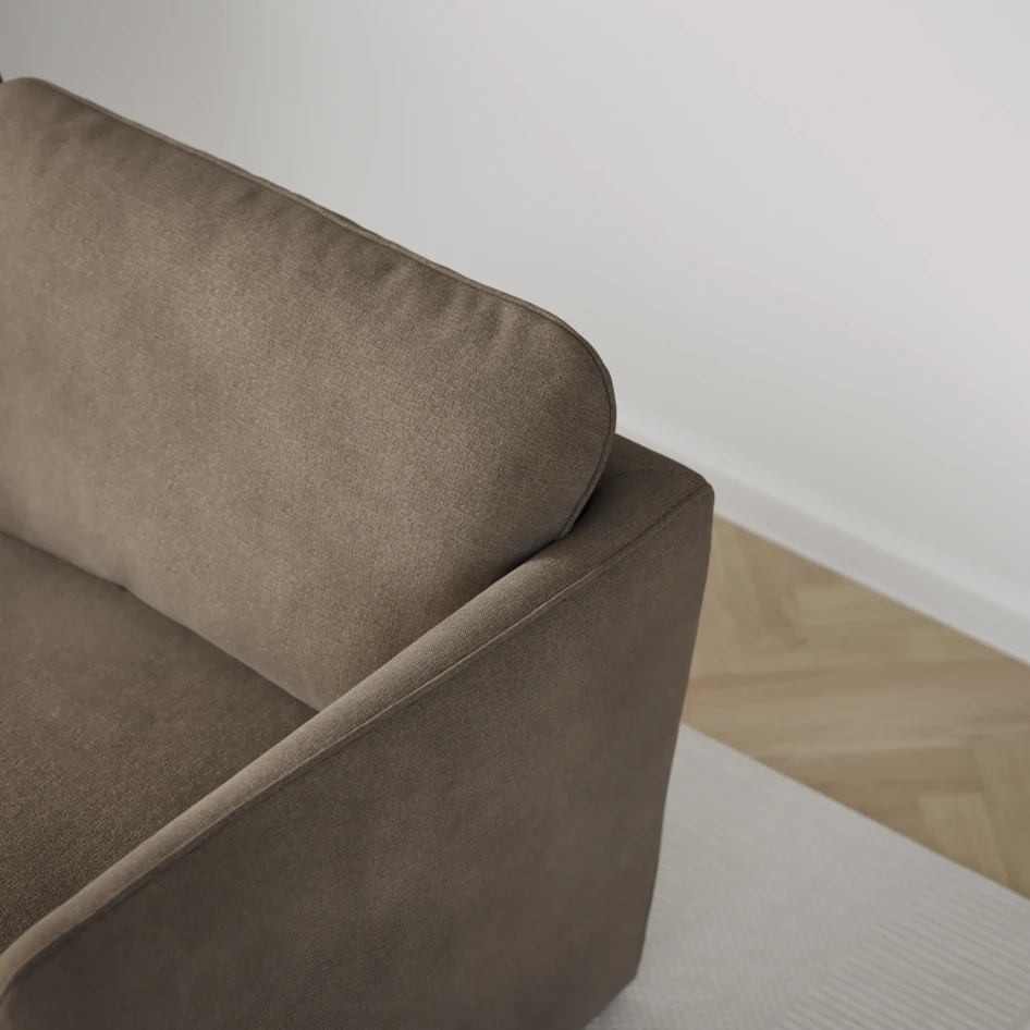 Öland - Bäddsoffa 3-sits, längsbäddad - Beige