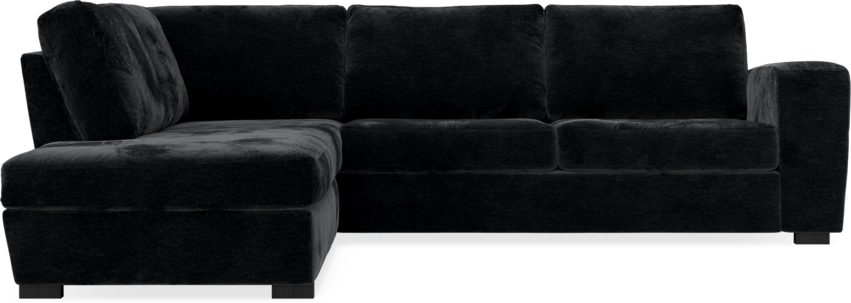 Friday - 2,5-sits soffa med divan vänster - Blå