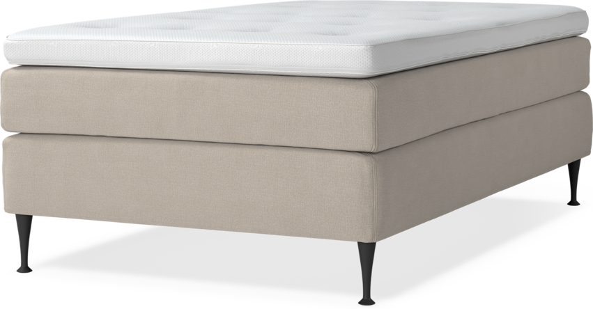 Delux Sense - Kontinentalsäng, enkelsäng 120 cm med bäddmadrass
